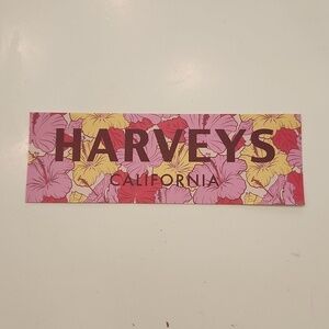 Harveys Seatbelt Hibiscus Bumper Sticker